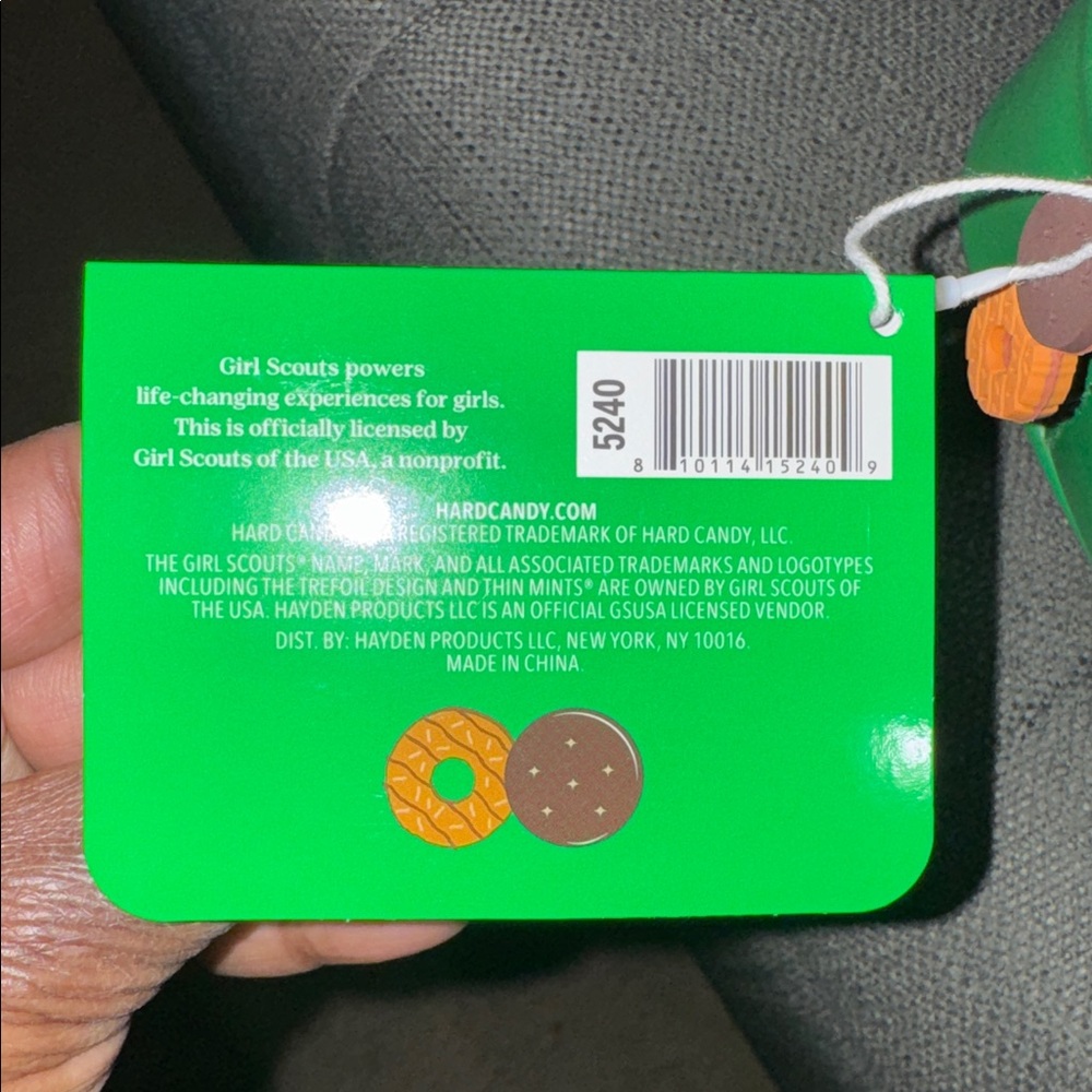 Hard Candy Girl Scouts Thin Mint Essential Kit Makeup Bag & Headband NWT - Picture 5 of 5